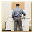image of man at copier